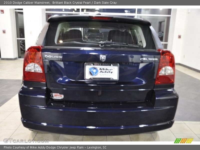 Brilliant Black Crystal Pearl / Dark Slate Gray 2010 Dodge Caliber Mainstreet