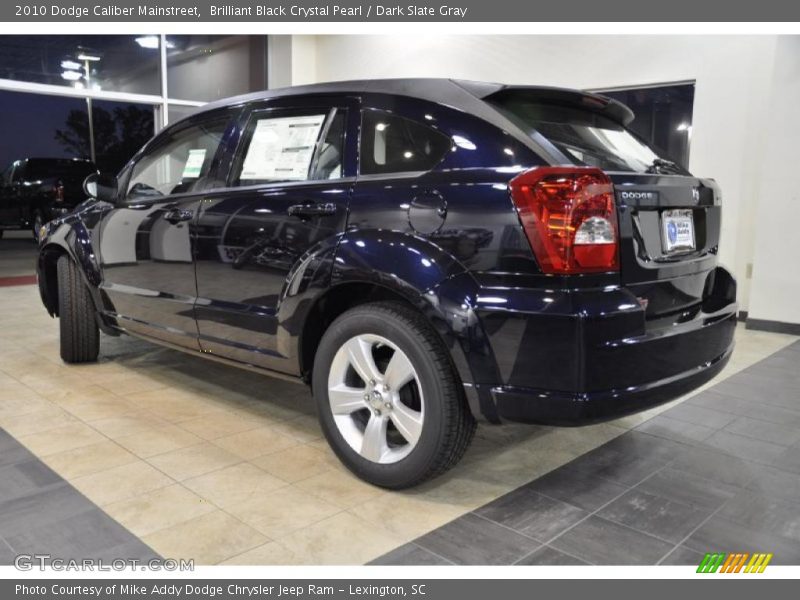 Brilliant Black Crystal Pearl / Dark Slate Gray 2010 Dodge Caliber Mainstreet