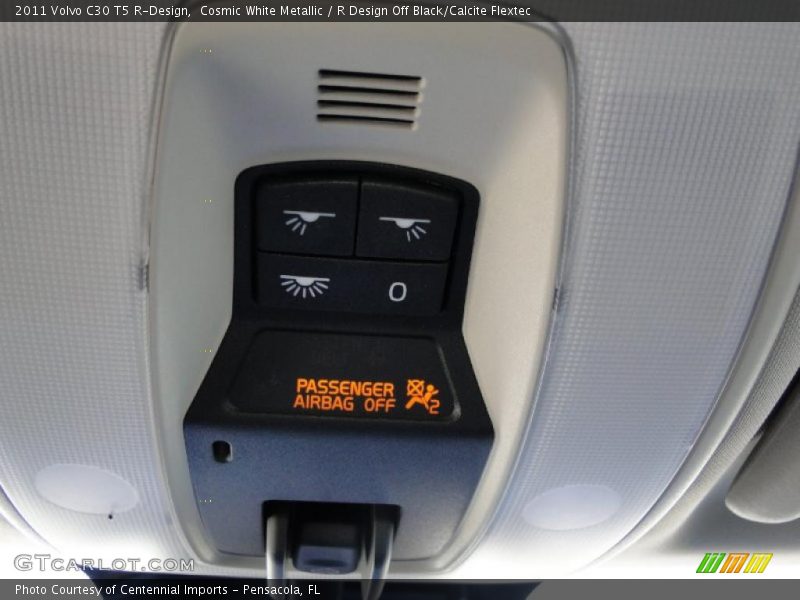Cosmic White Metallic / R Design Off Black/Calcite Flextec 2011 Volvo C30 T5 R-Design
