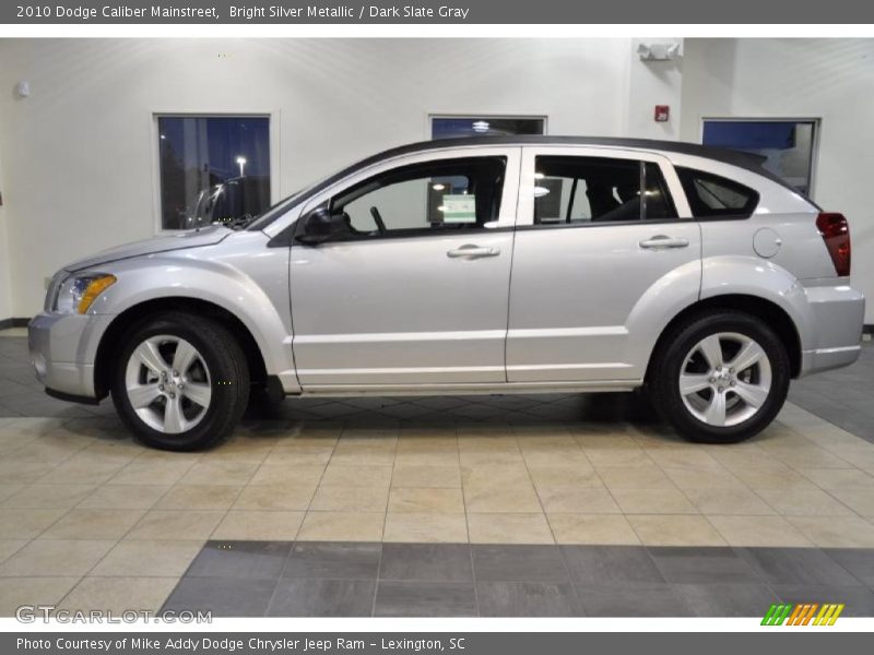 Bright Silver Metallic / Dark Slate Gray 2010 Dodge Caliber Mainstreet