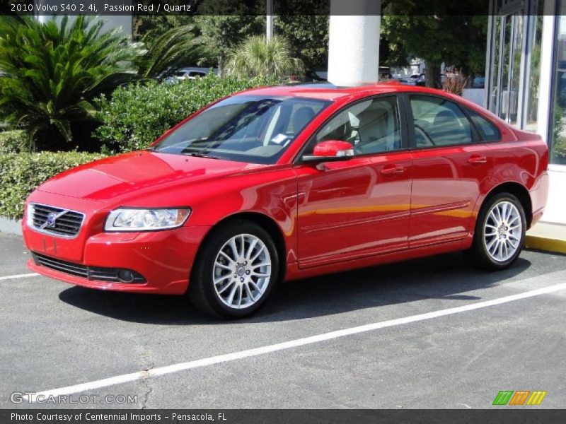 Passion Red / Quartz 2010 Volvo S40 2.4i