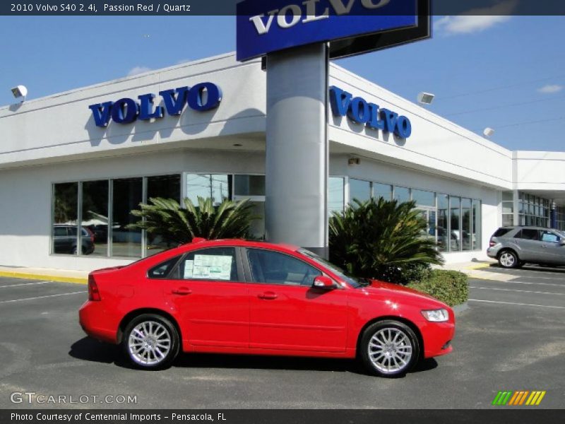 Passion Red / Quartz 2010 Volvo S40 2.4i