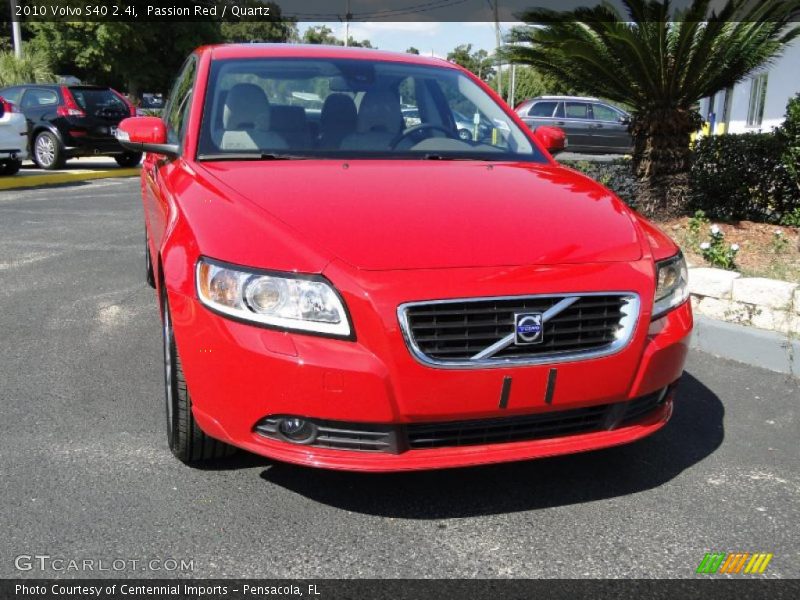 Passion Red / Quartz 2010 Volvo S40 2.4i