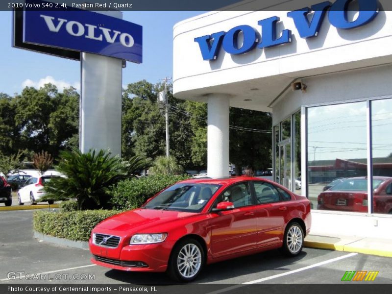 Passion Red / Quartz 2010 Volvo S40 2.4i