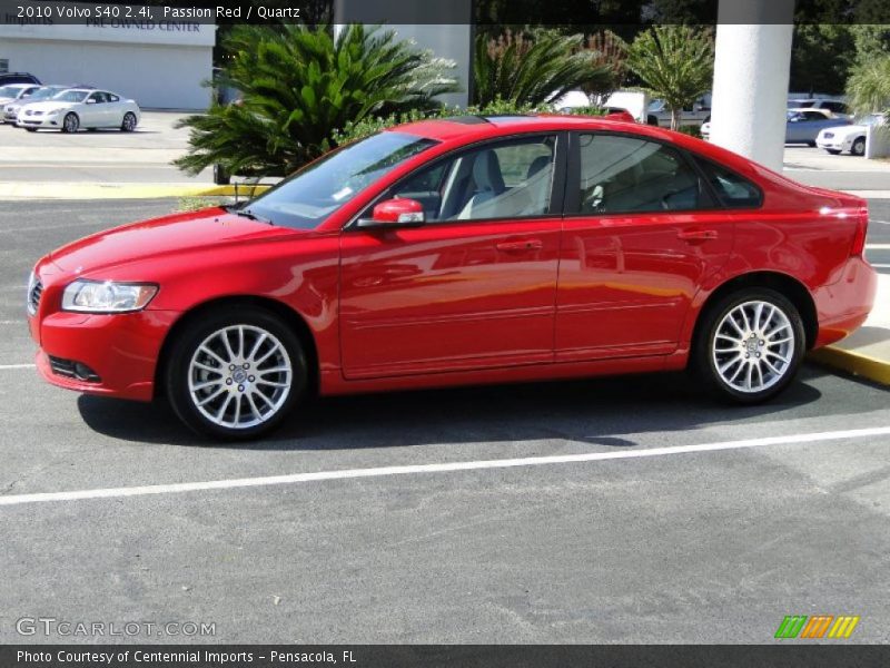 Passion Red / Quartz 2010 Volvo S40 2.4i