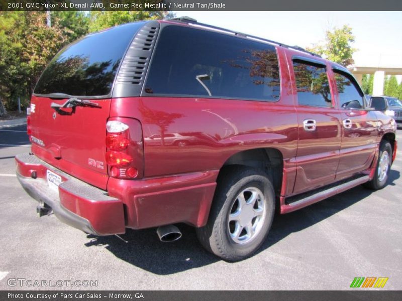 Garnet Red Metallic / Neutral Tan/Shale 2001 GMC Yukon XL Denali AWD
