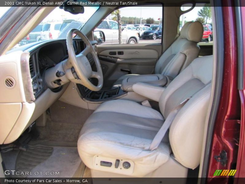 Garnet Red Metallic / Neutral Tan/Shale 2001 GMC Yukon XL Denali AWD