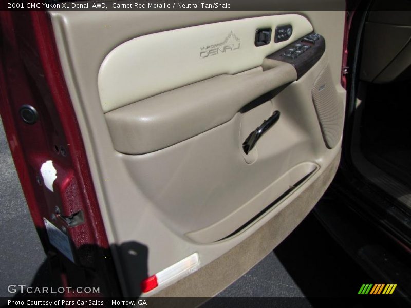 Garnet Red Metallic / Neutral Tan/Shale 2001 GMC Yukon XL Denali AWD