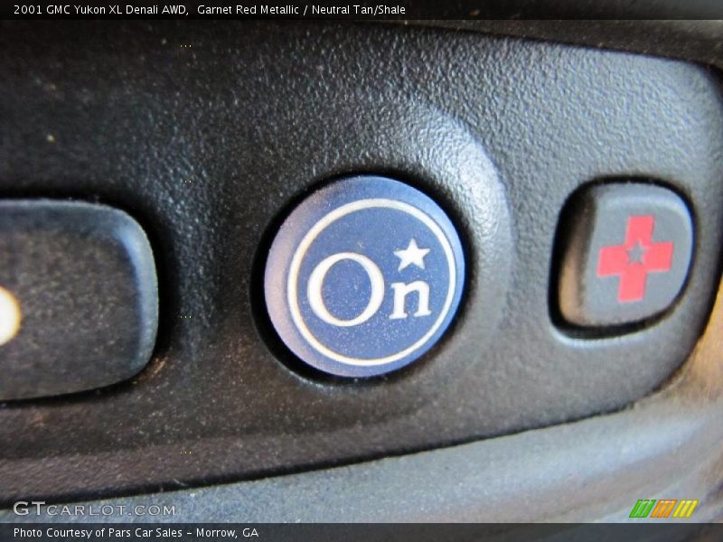 Garnet Red Metallic / Neutral Tan/Shale 2001 GMC Yukon XL Denali AWD