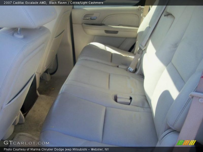 Black Raven / Cocoa/Light Cashmere 2007 Cadillac Escalade AWD