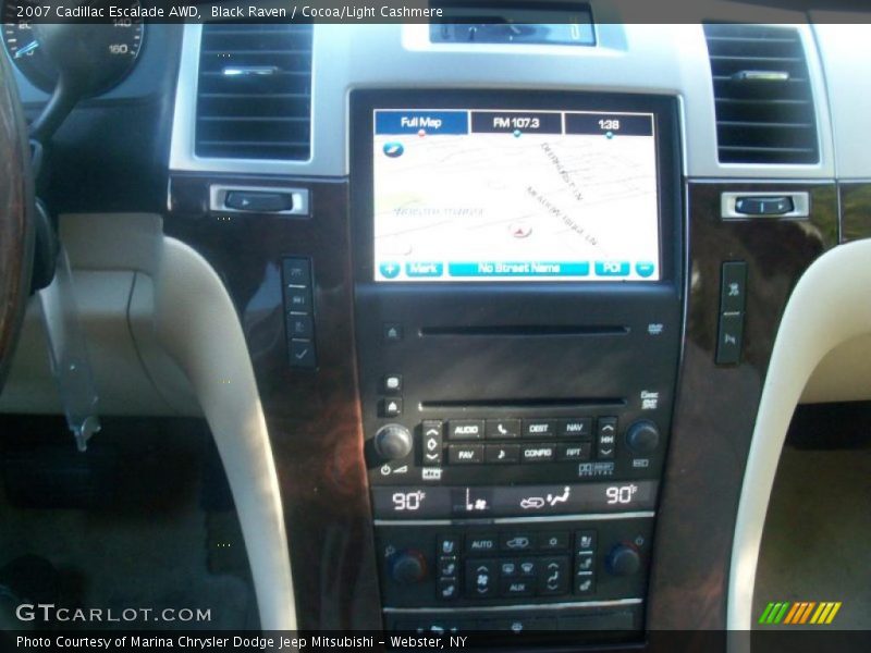 Black Raven / Cocoa/Light Cashmere 2007 Cadillac Escalade AWD