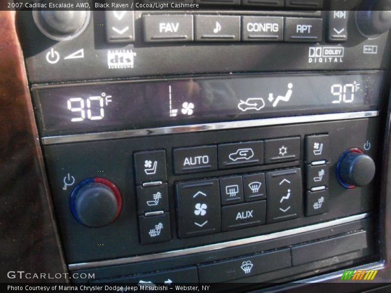 Black Raven / Cocoa/Light Cashmere 2007 Cadillac Escalade AWD