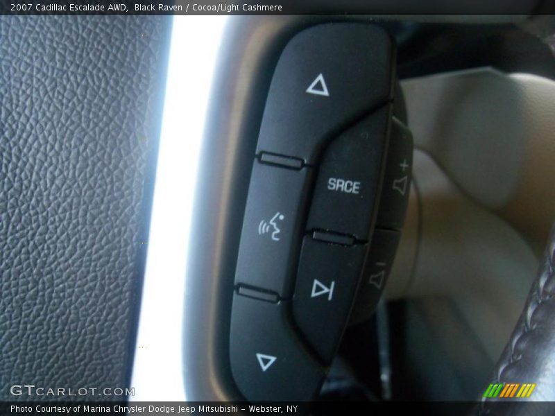 Black Raven / Cocoa/Light Cashmere 2007 Cadillac Escalade AWD