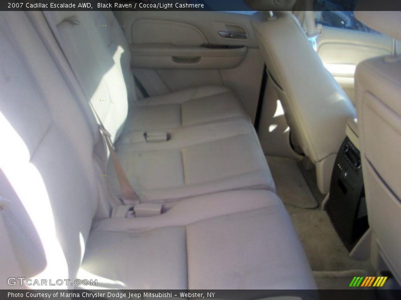 Black Raven / Cocoa/Light Cashmere 2007 Cadillac Escalade AWD