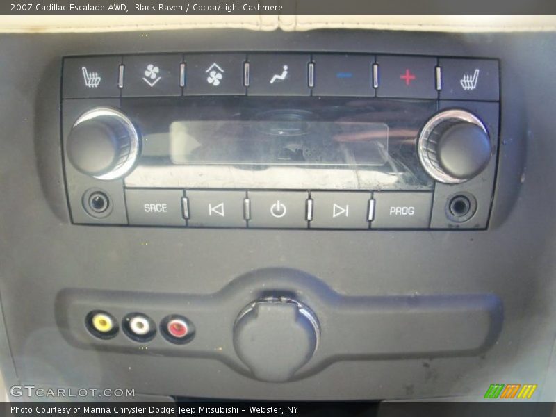 Black Raven / Cocoa/Light Cashmere 2007 Cadillac Escalade AWD