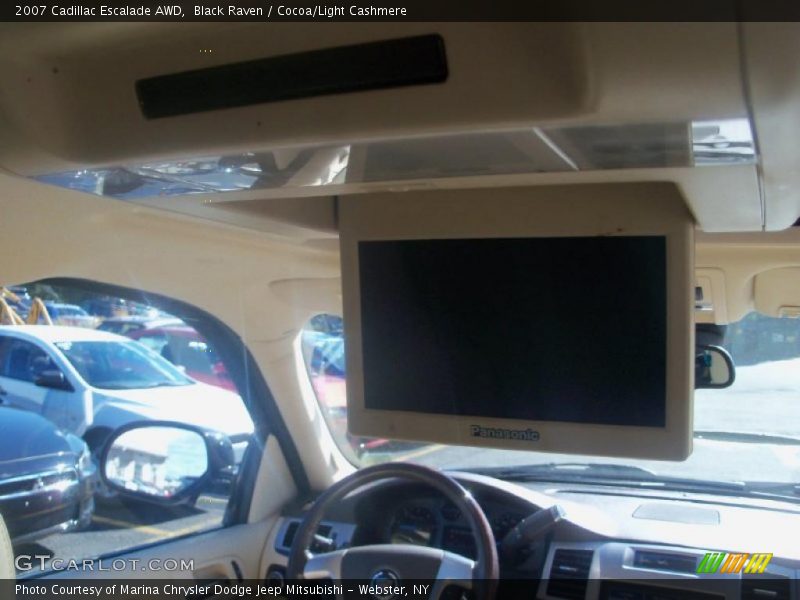 Black Raven / Cocoa/Light Cashmere 2007 Cadillac Escalade AWD