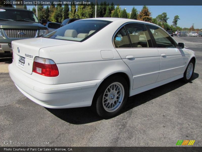 Alpine White / Sand Beige 2001 BMW 5 Series 525i Sedan