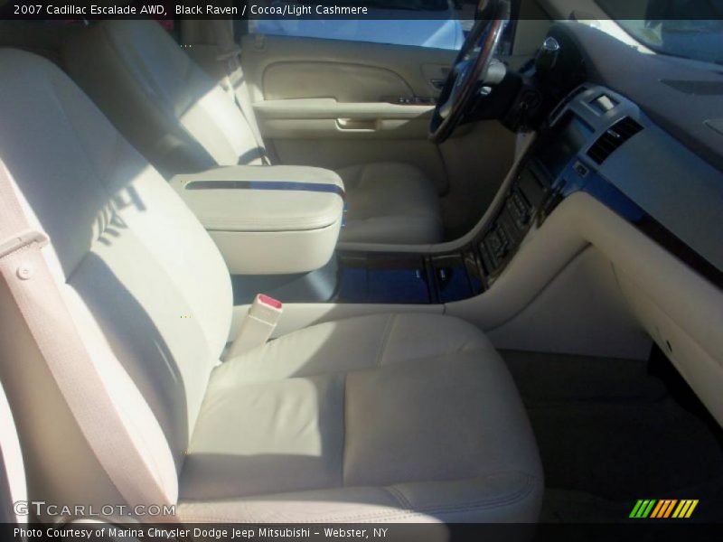 Black Raven / Cocoa/Light Cashmere 2007 Cadillac Escalade AWD