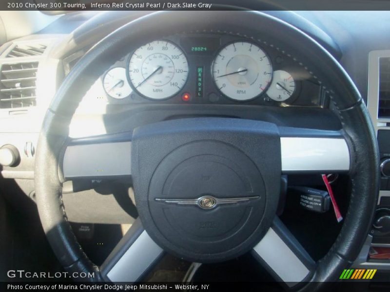 Inferno Red Crystal Pearl / Dark Slate Gray 2010 Chrysler 300 Touring