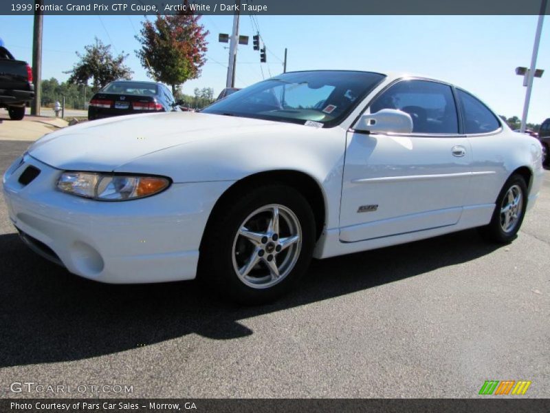 Arctic White / Dark Taupe 1999 Pontiac Grand Prix GTP Coupe