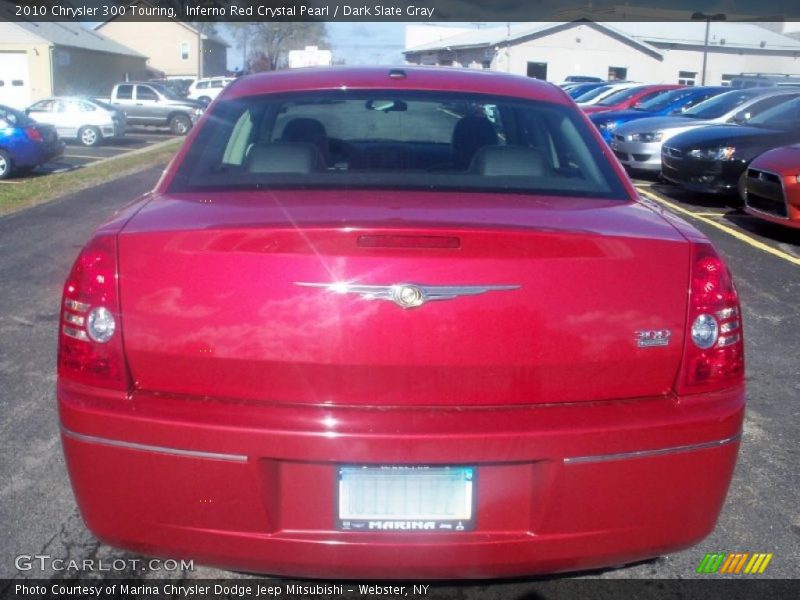 Inferno Red Crystal Pearl / Dark Slate Gray 2010 Chrysler 300 Touring