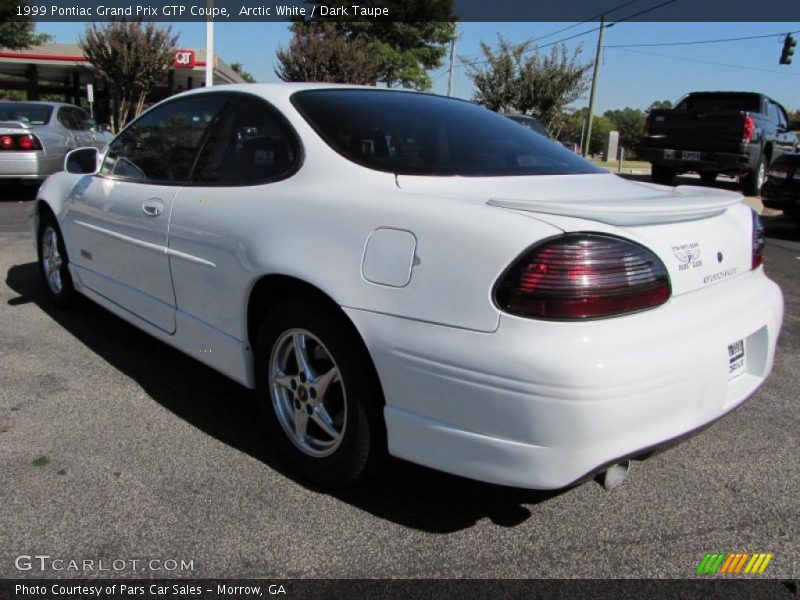 Arctic White / Dark Taupe 1999 Pontiac Grand Prix GTP Coupe