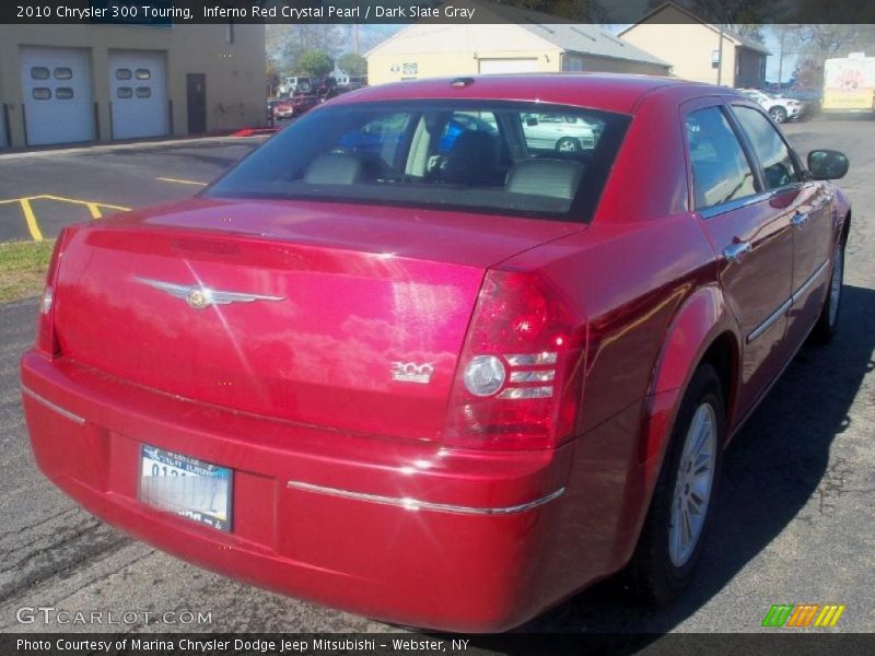 Inferno Red Crystal Pearl / Dark Slate Gray 2010 Chrysler 300 Touring