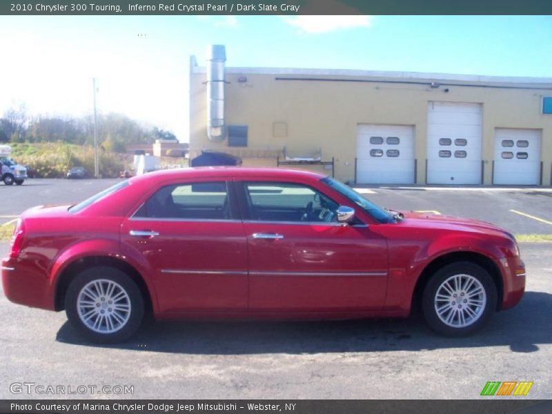 Inferno Red Crystal Pearl / Dark Slate Gray 2010 Chrysler 300 Touring