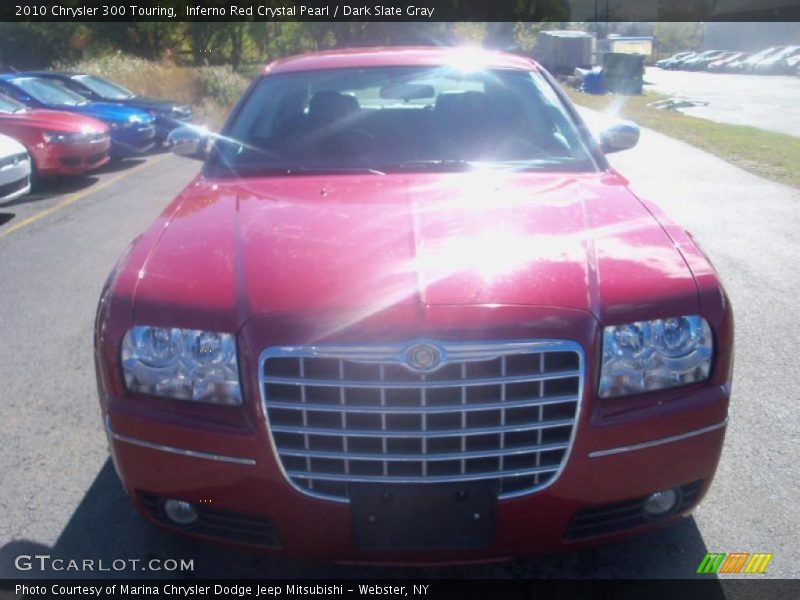 Inferno Red Crystal Pearl / Dark Slate Gray 2010 Chrysler 300 Touring