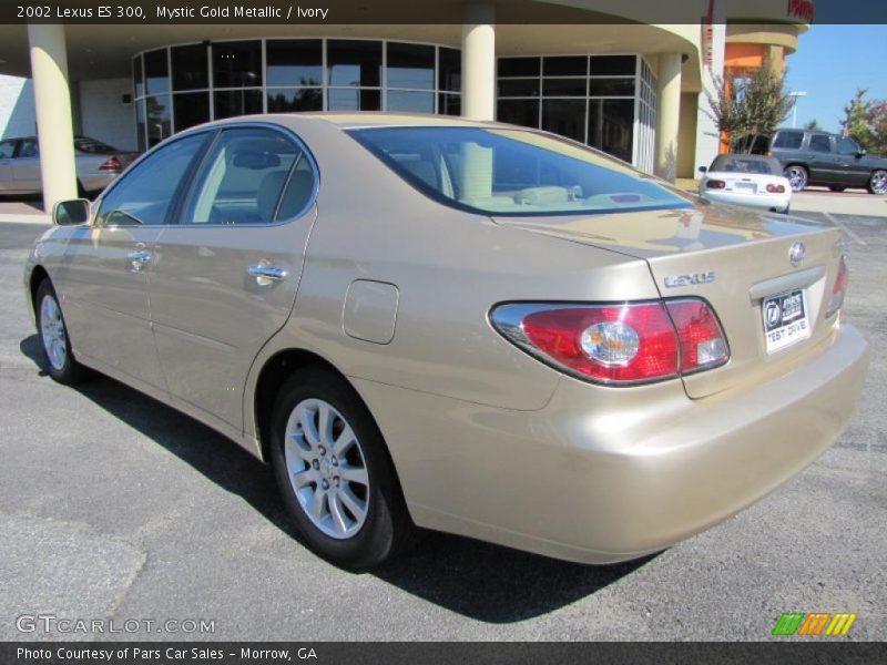 Mystic Gold Metallic / Ivory 2002 Lexus ES 300