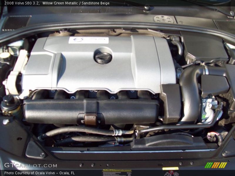 Willow Green Metallic / Sandstone Beige 2008 Volvo S80 3.2