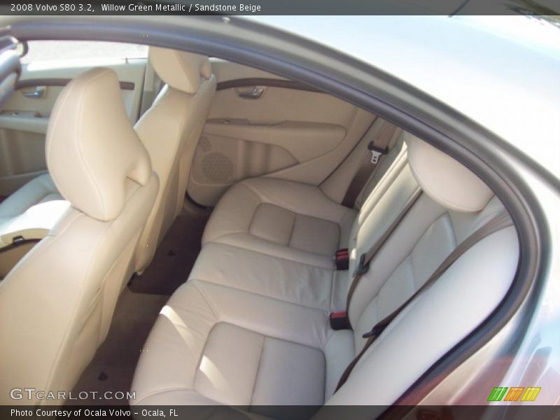 Willow Green Metallic / Sandstone Beige 2008 Volvo S80 3.2