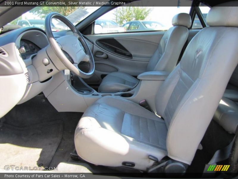  2001 Mustang GT Convertible Medium Graphite Interior