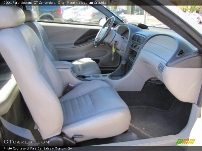 2001 Mustang GT Convertible Medium Graphite Interior