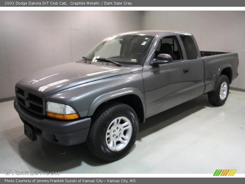 Graphite Metallic / Dark Slate Gray 2003 Dodge Dakota SXT Club Cab