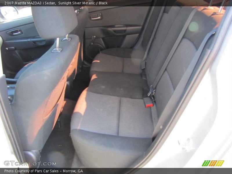 Sunlight Silver Metallic / Black 2007 Mazda MAZDA3 i Sedan