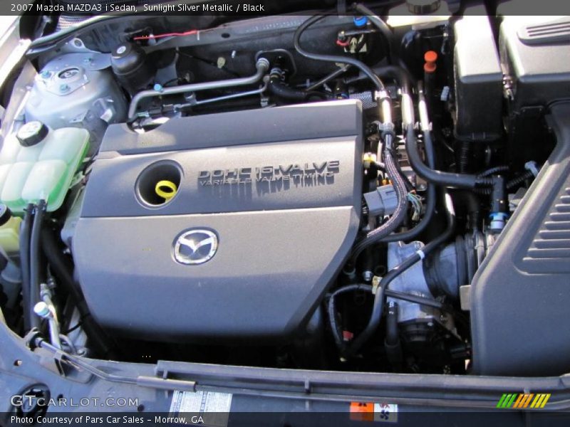 Sunlight Silver Metallic / Black 2007 Mazda MAZDA3 i Sedan