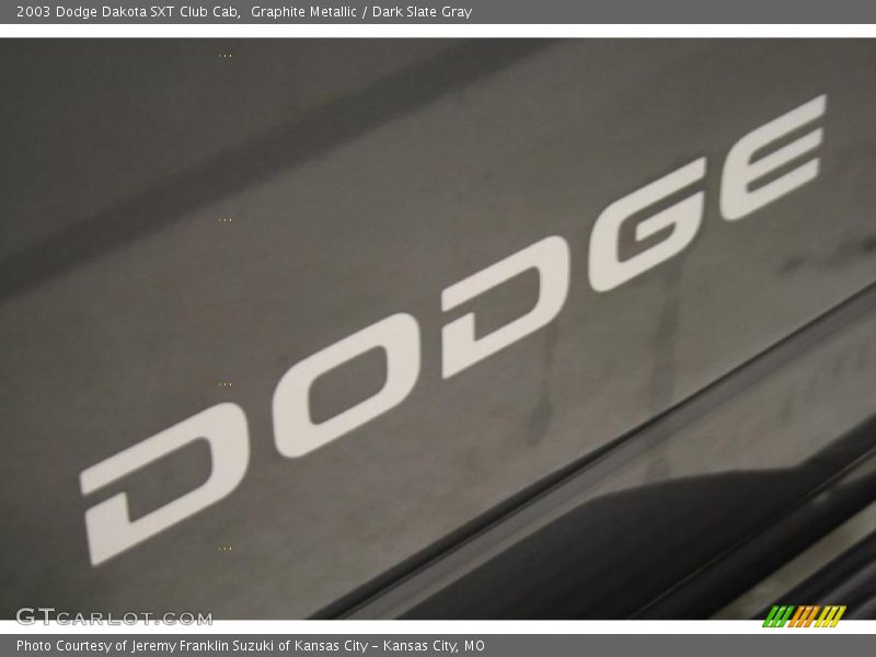 Graphite Metallic / Dark Slate Gray 2003 Dodge Dakota SXT Club Cab