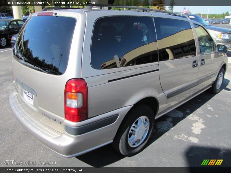 Sandrift Metallic / Neutral 2001 Chevrolet Venture LS