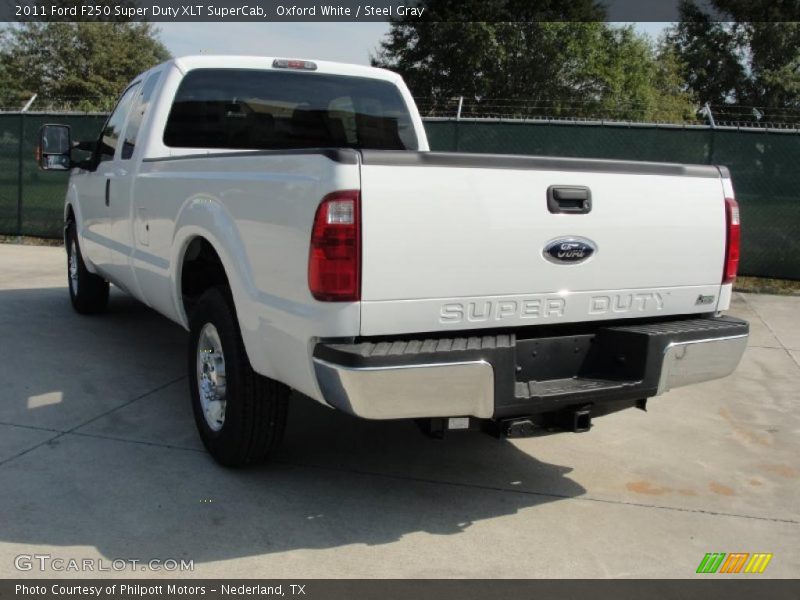 Oxford White / Steel Gray 2011 Ford F250 Super Duty XLT SuperCab