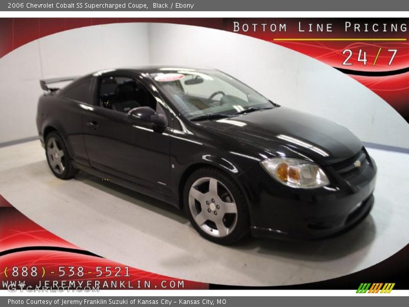 Black / Ebony 2006 Chevrolet Cobalt SS Supercharged Coupe