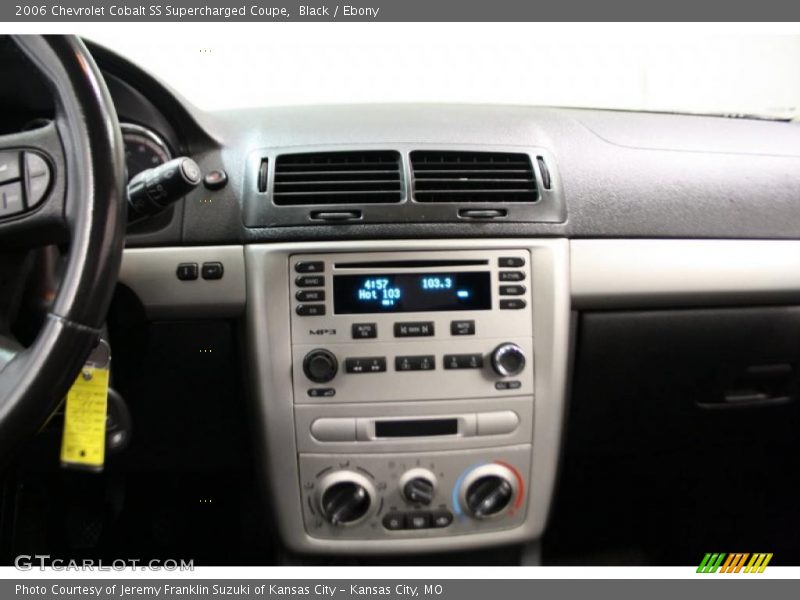 Controls of 2006 Cobalt SS Supercharged Coupe