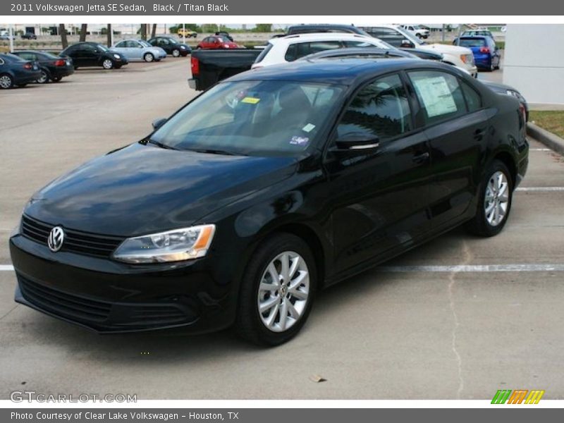 Black / Titan Black 2011 Volkswagen Jetta SE Sedan