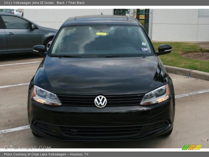 Black / Titan Black 2011 Volkswagen Jetta SE Sedan