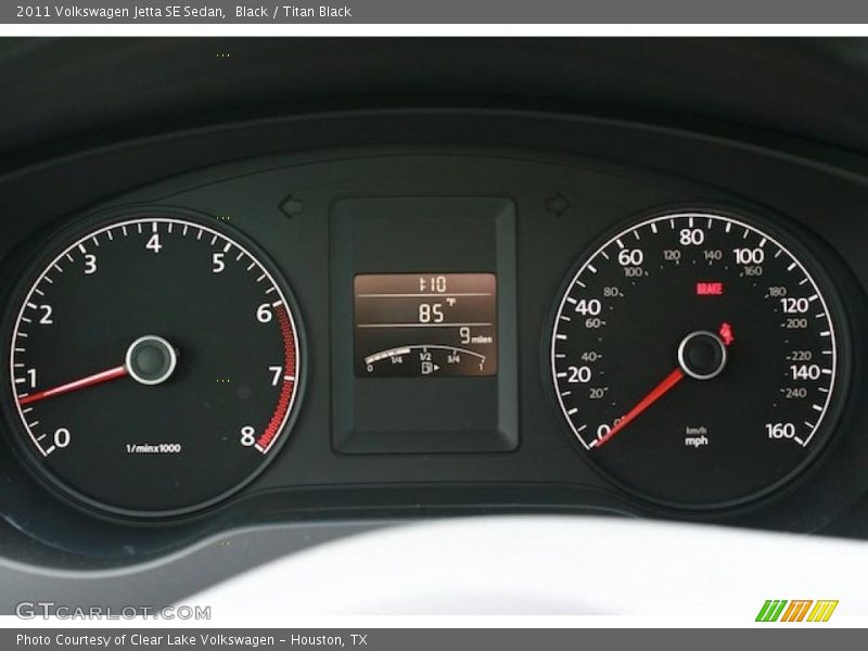 Black / Titan Black 2011 Volkswagen Jetta SE Sedan