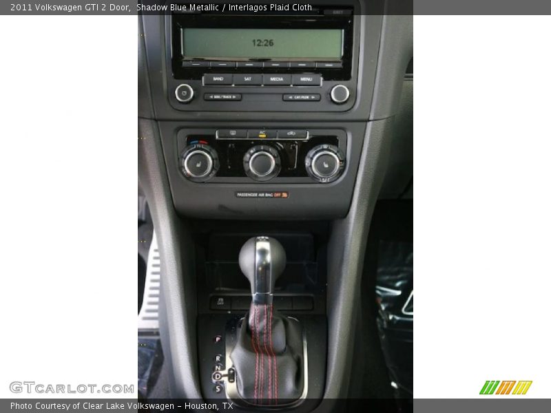  2011 GTI 2 Door 6 Speed DSG Dual-Clutch Automatic Shifter