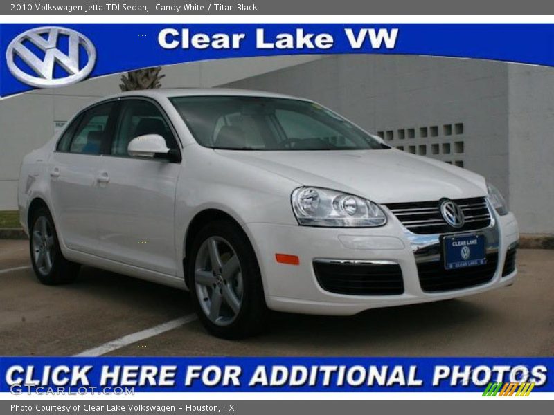 Candy White / Titan Black 2010 Volkswagen Jetta TDI Sedan