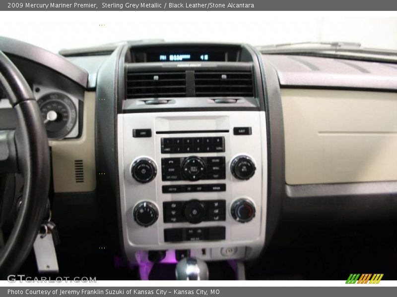 Sterling Grey Metallic / Black Leather/Stone Alcantara 2009 Mercury Mariner Premier