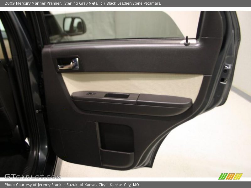 Sterling Grey Metallic / Black Leather/Stone Alcantara 2009 Mercury Mariner Premier