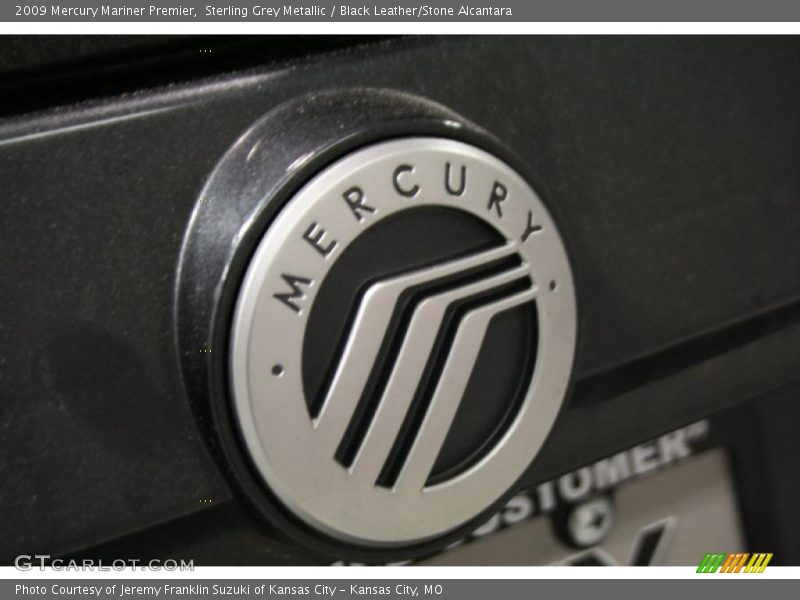 Sterling Grey Metallic / Black Leather/Stone Alcantara 2009 Mercury Mariner Premier